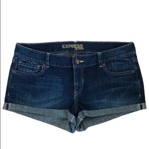 Express Cuffed Denim Shorts Size 10